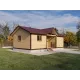 Баня с раздевалкой и тамбуром 5х8 -  Проект КБ18