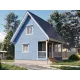 Дачный дом с отделкой под ключ 6 на 6 -  Проект КД105