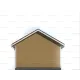 Небольшой каркасный дом 6х8 -  Проект КД127