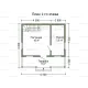 Компактный каркасный дом 6х6 -  Проект КД135