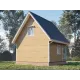 Брусовая дача 6х6 с мансардой -  Проект Д135
