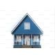 Компактный каркасный дом 6х6 -  Проект КД135