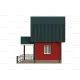 Каркасно-щитовой дом 5х4 -  Проект КД3