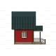 Каркасно-щитовой дом 5х4 -  Проект КД3