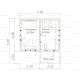 Каркасно-щитовой дом 5х4 -  Проект КД3