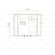 Каркасно-щитовой дом 5х4 -  Проект КД3