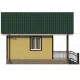 Дачный дом для проживания зимой 6х6 -  Проект КД49