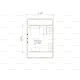 Брусовой дом 6х4 -  Проект Д5