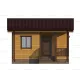 Дешевый дом 6х4.5 -  Проект Д77