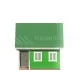 Каркасный дом 6х4 с мансардой -  Проект КД271