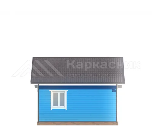 Каркасный дом 6х7 для зимнего проживания -  Проект КД264